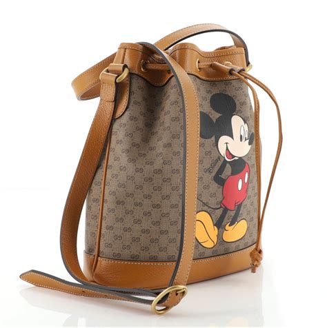 gucci disney bucket bag|mickey mouse gucci bag grey.